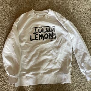Lululemon Oversized Ed Curtis sweatshirt. Size 2.
